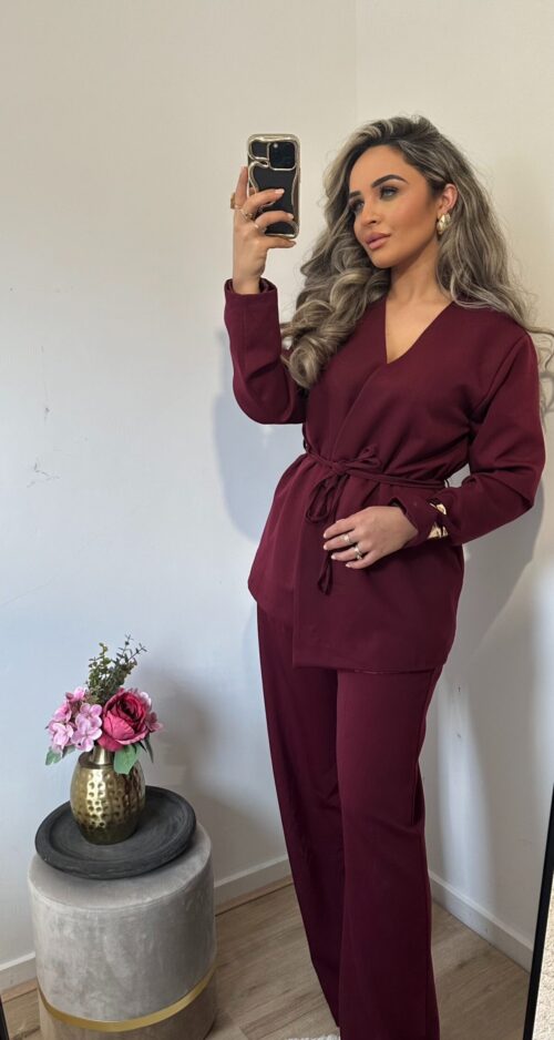 Set Lily Bordeaux Rood