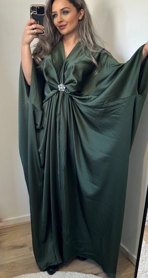 Jurk Broche groen